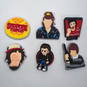 Stranger Things Inspired Shoe Charms - Set #5-6 pieces - TV Series Theme - NWOT